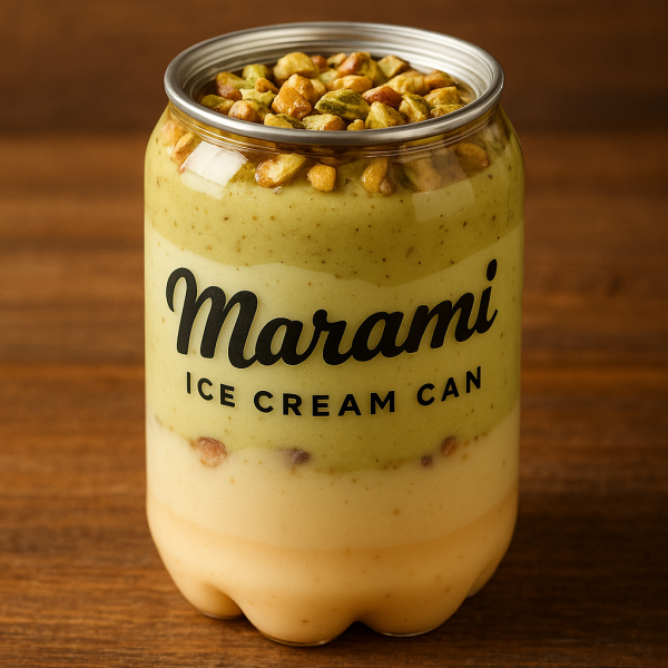 Pistachio Ice Cream in Rustic Jar